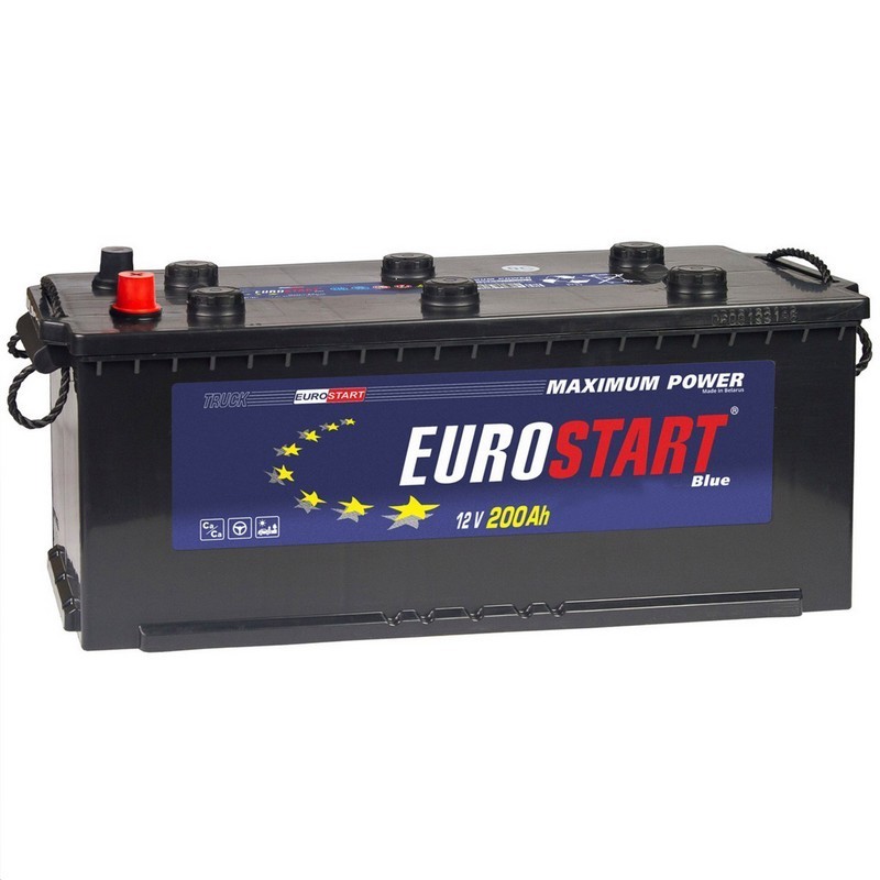 Аккумуляторная батарея EUROSTART Blue Professional 190Ah R+ (борт), 1200 A, 510x218x225, Проспект Партс