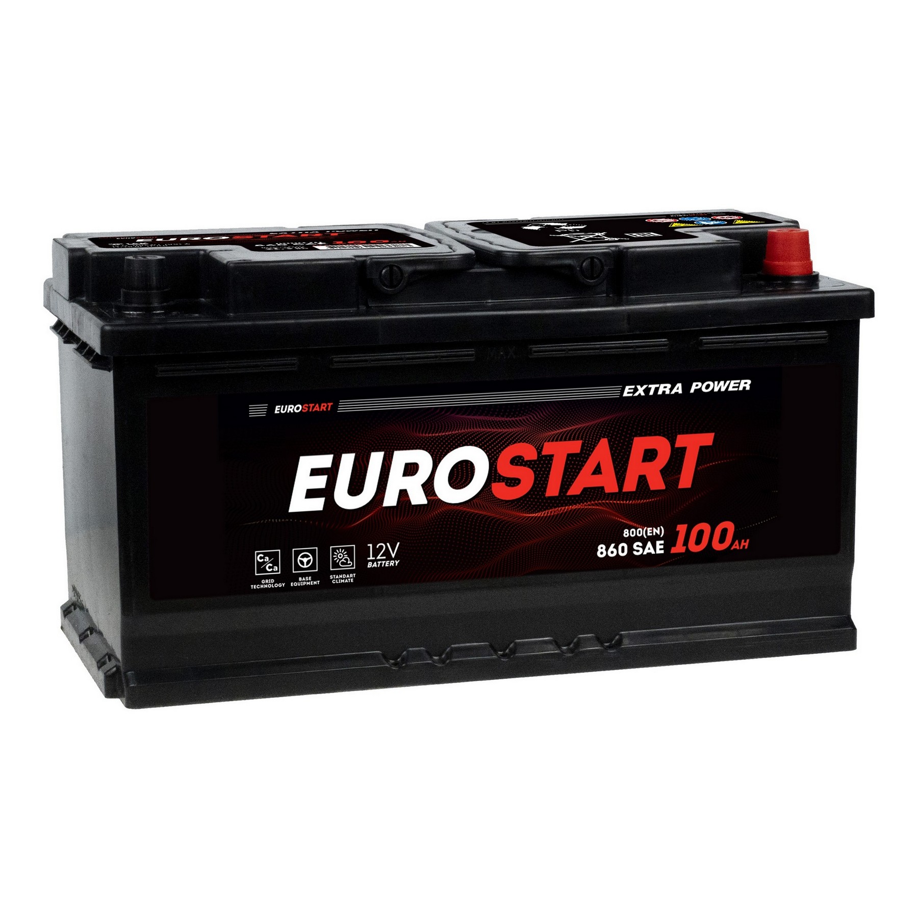 EUROSTART Extra Power 100Ah R+, Проспект Партс