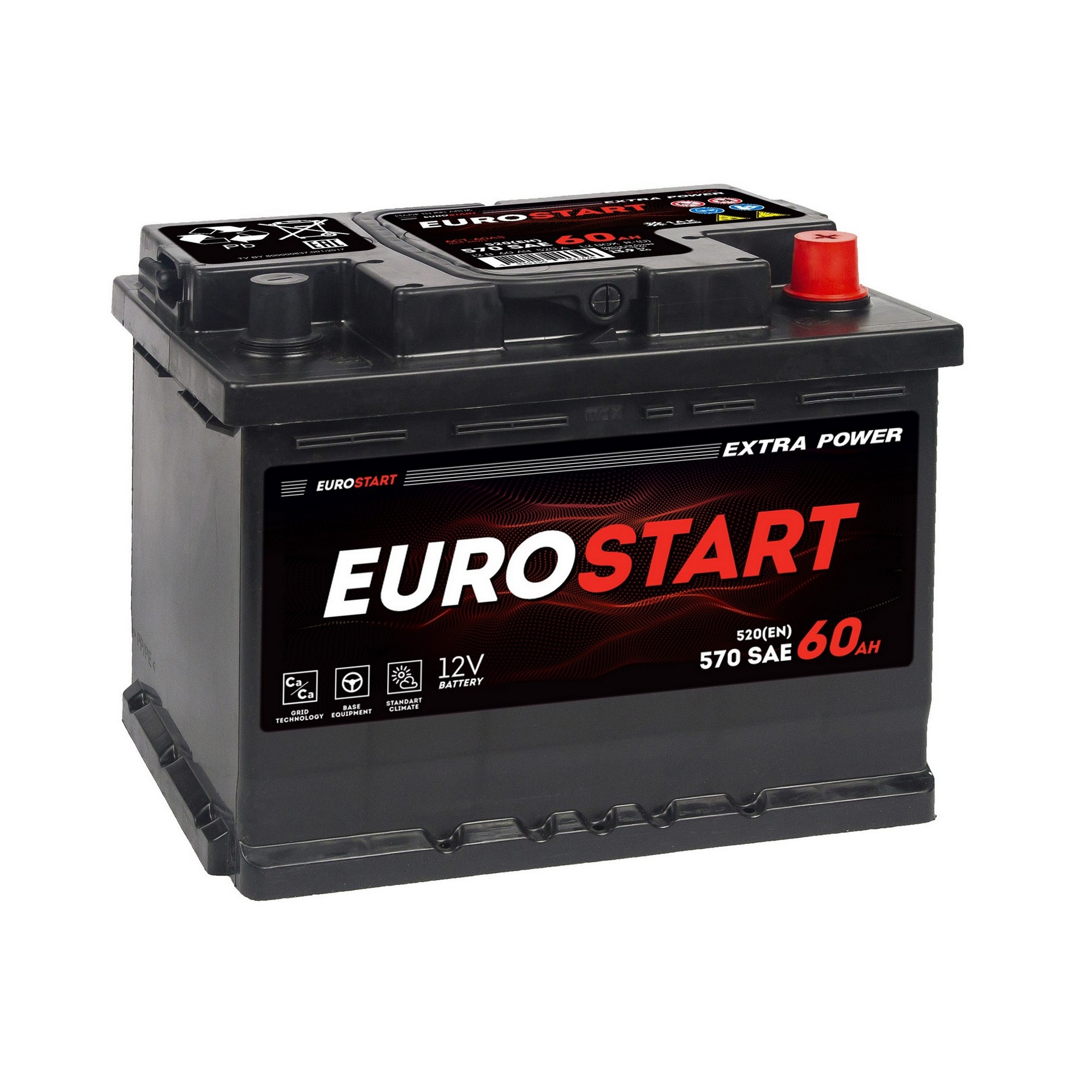 EUROSTART Extra Power 60Ah R+, Проспект Партс