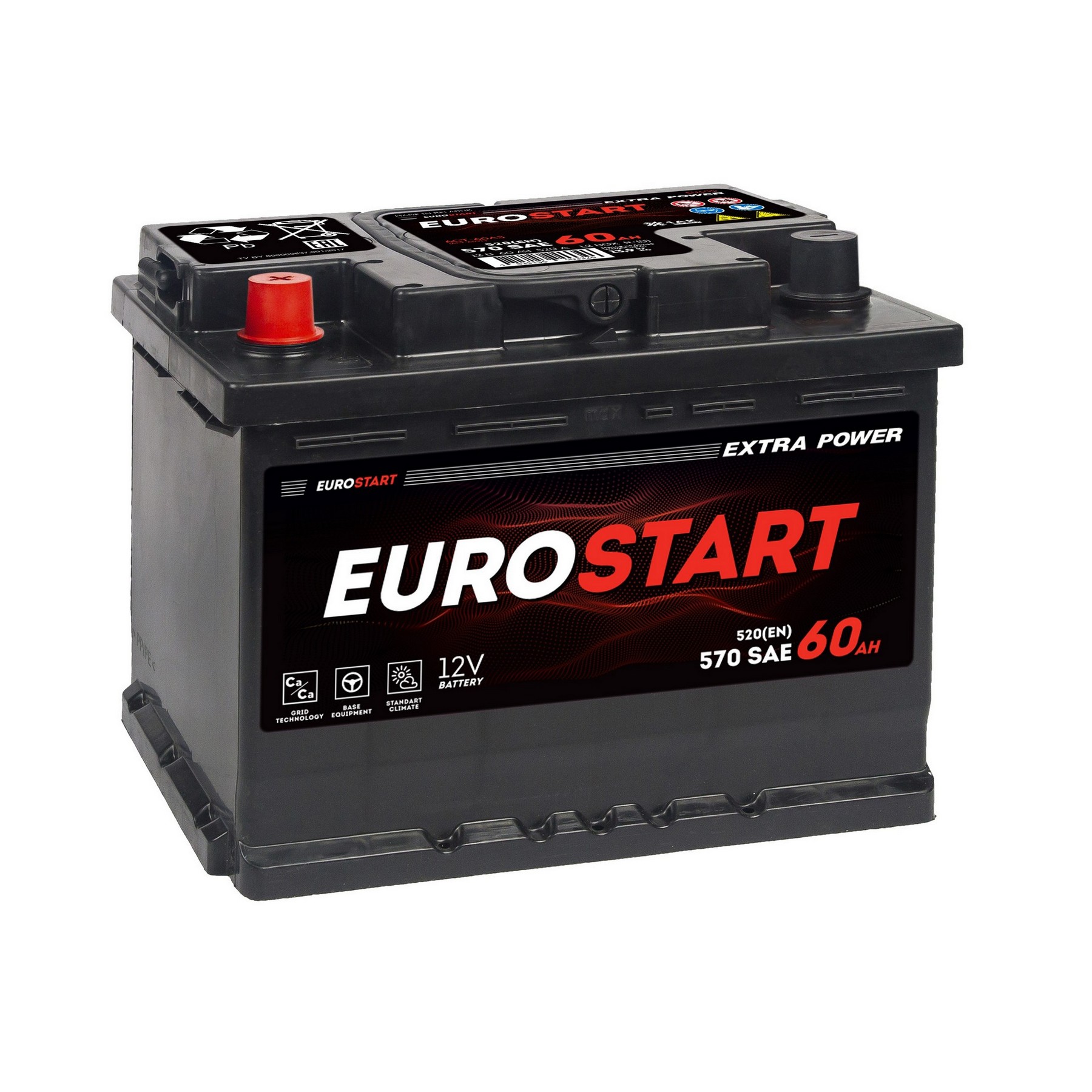 EUROSTART Extra Power 60Ah L+, Проспект Партс