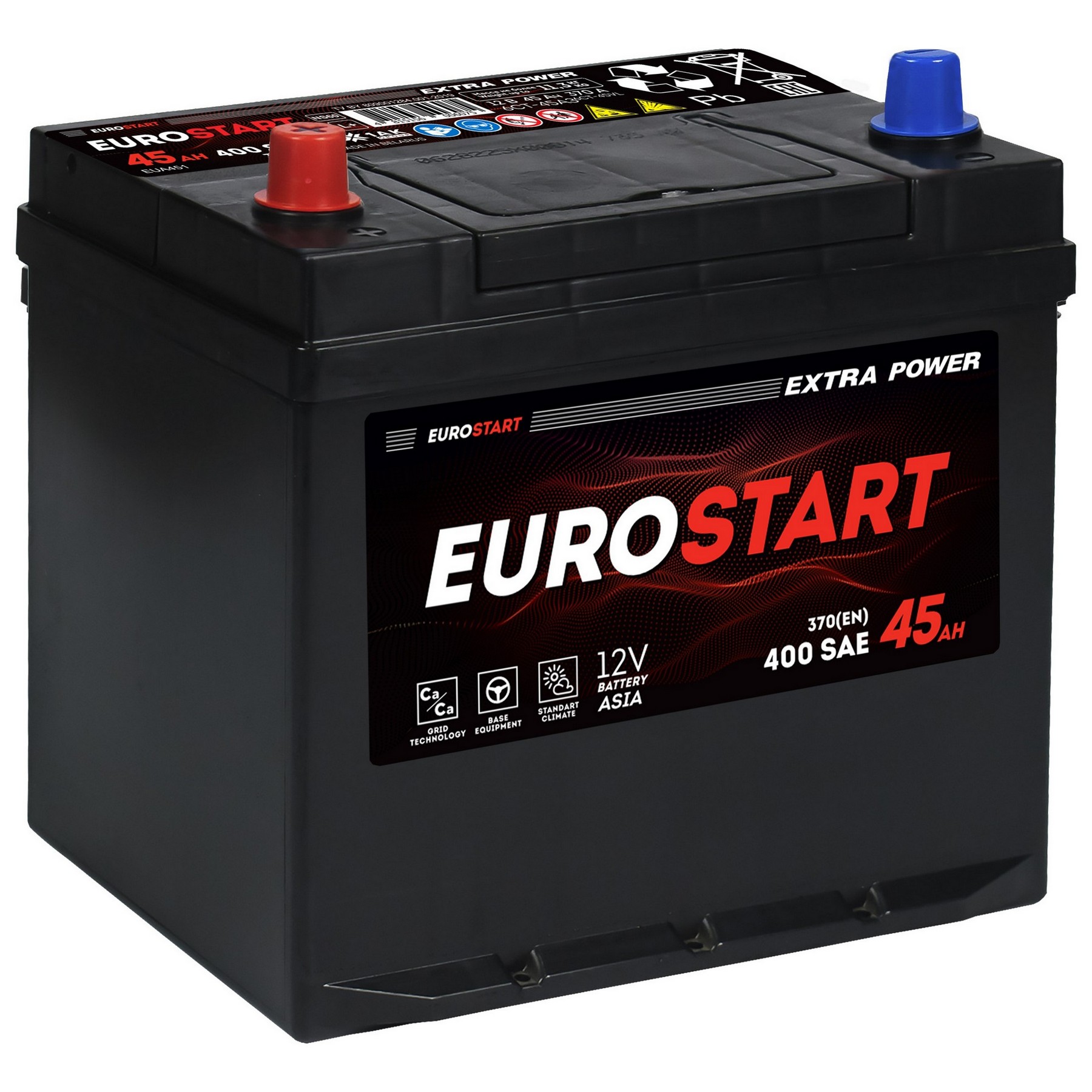 EUROSTART Extra Power Asia 45Ah L+ (без борта), Проспект Партс