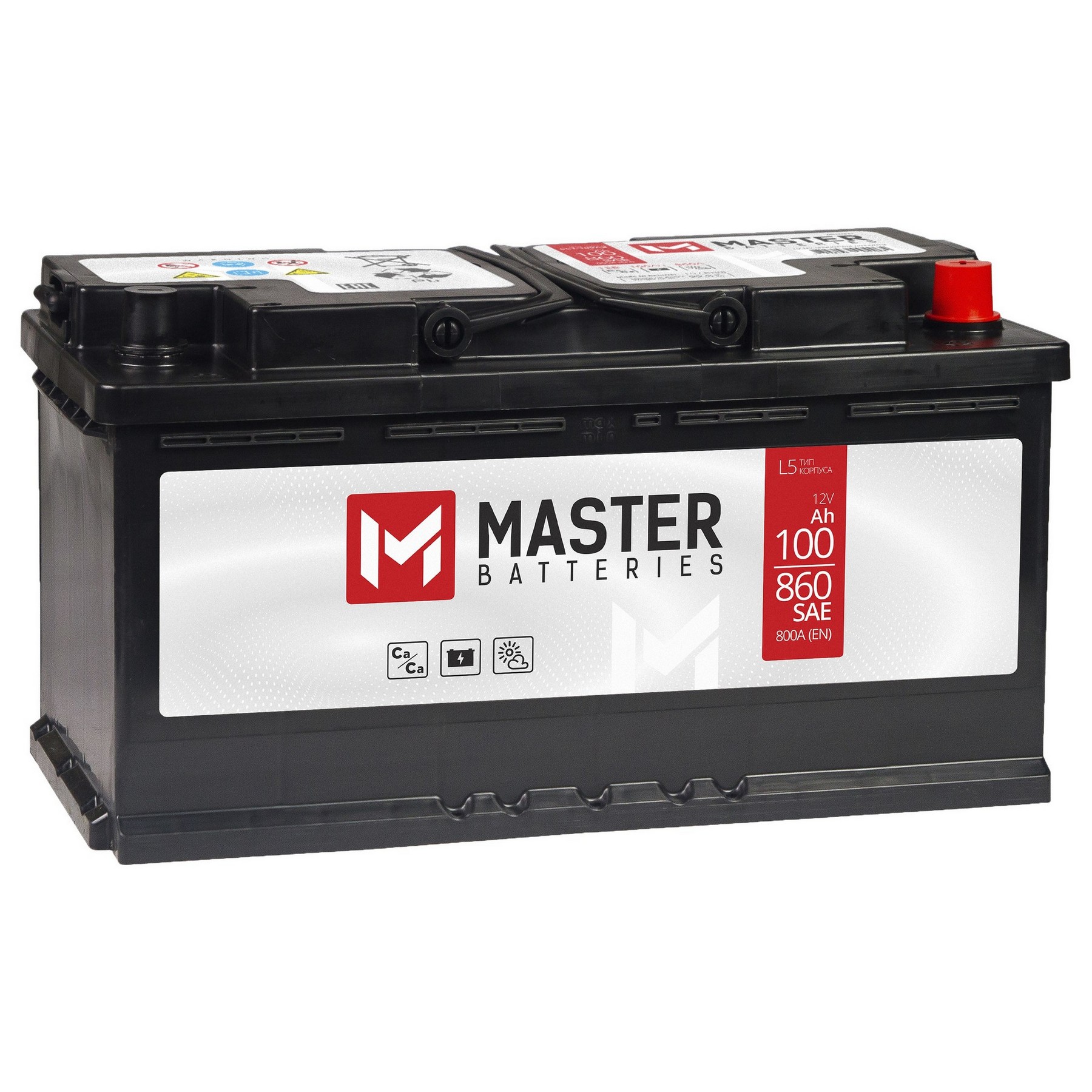 MASTER BATTERIES 100Ah R+, Проспект Партс