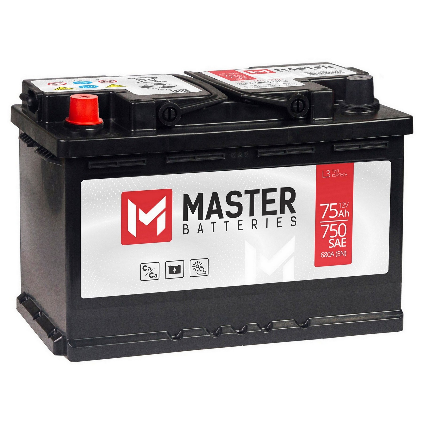 MASTER BATTERIES 75Ah L+, Проспект Партс