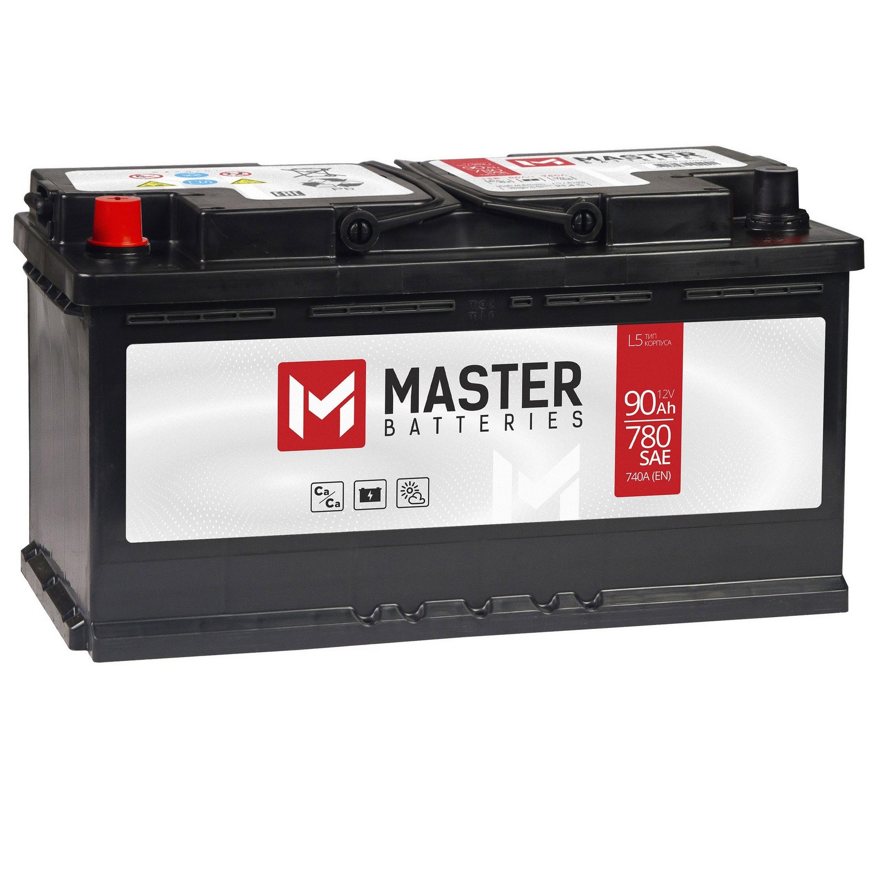 MASTER BATTERIES 90Ah L+, Проспект Партс