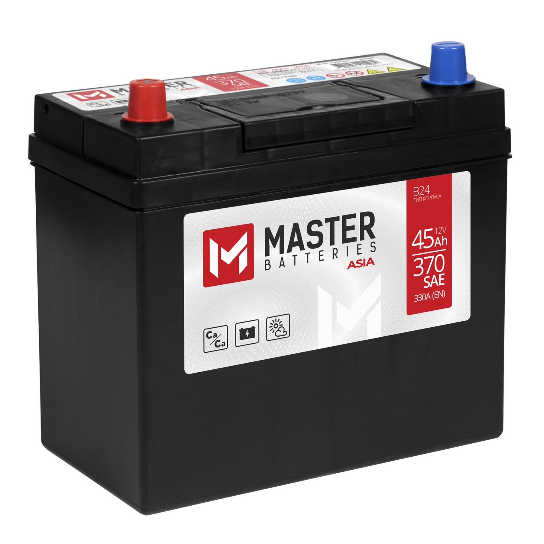 MASTER BATTERIES Asia 45Ah L+, Проспект Партс