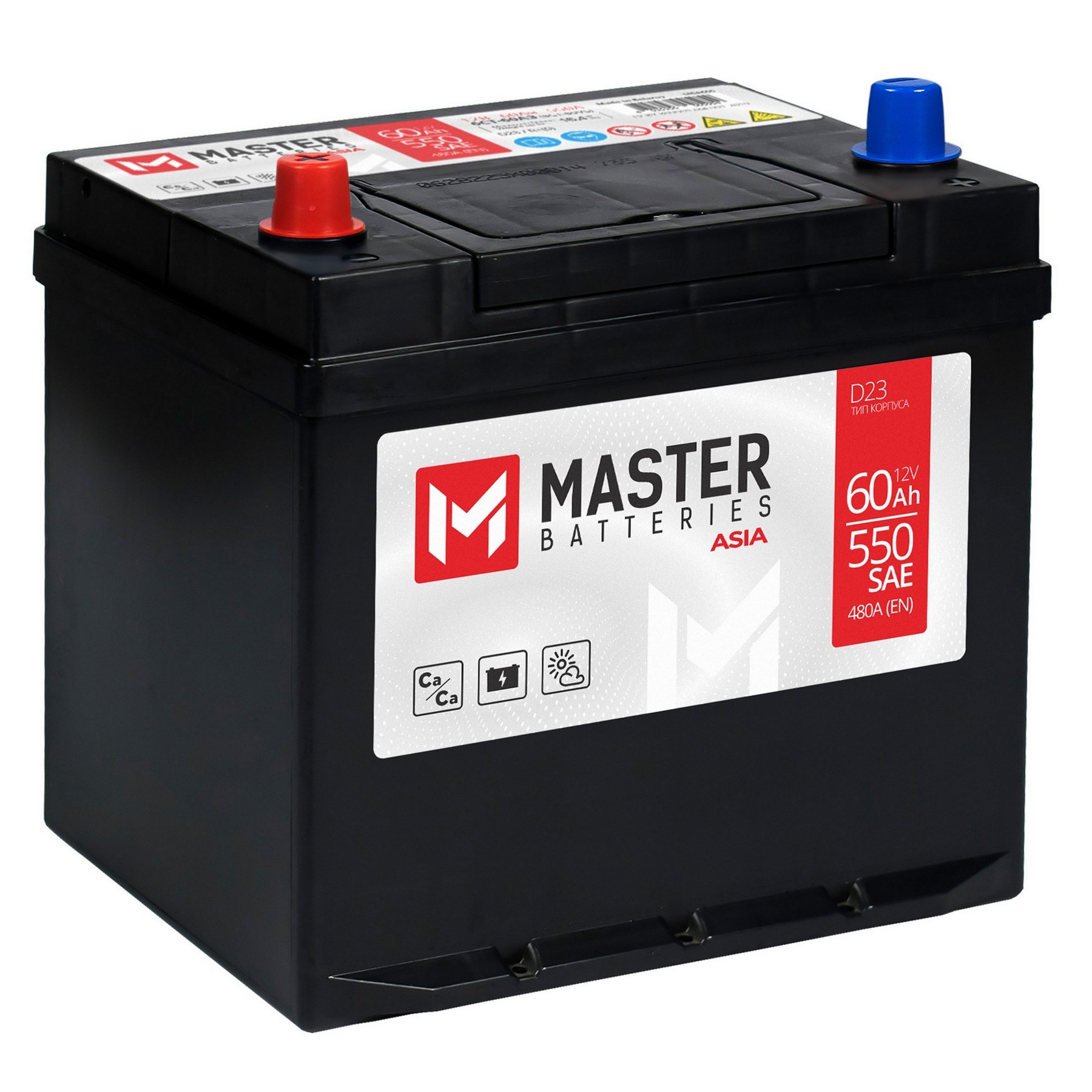 MASTER BATTERIES Asia 60Ah L+, Проспект Партс