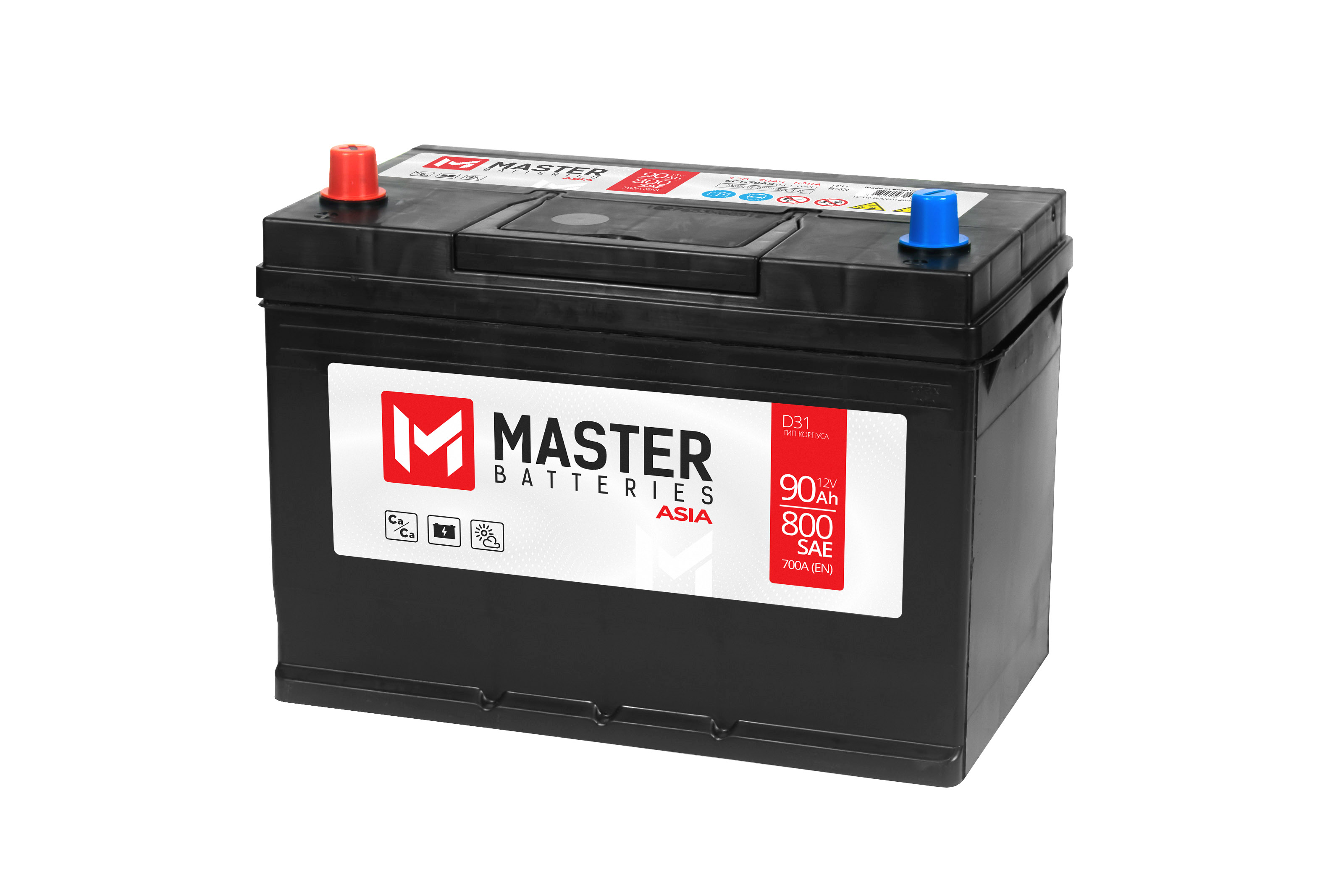 MASTER BATTERIES Asia 90Ah L+, Проспект Партс