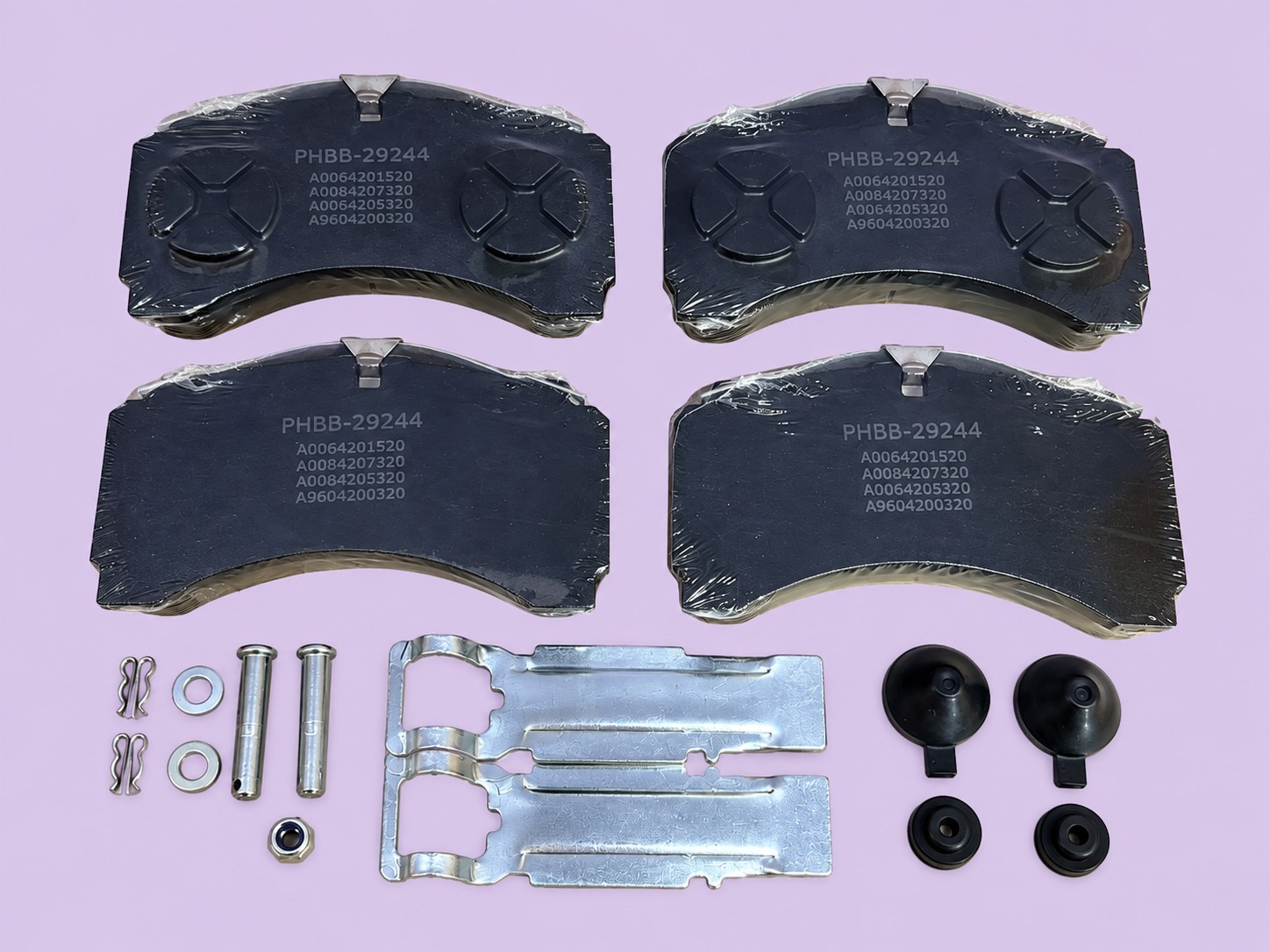 Комплект колодок тормозных MB Actros (​A0064201520, A0064205320, A0084207320, A9604200320, A9654200120, A9654200320), Проспект Партс, POWERHUB