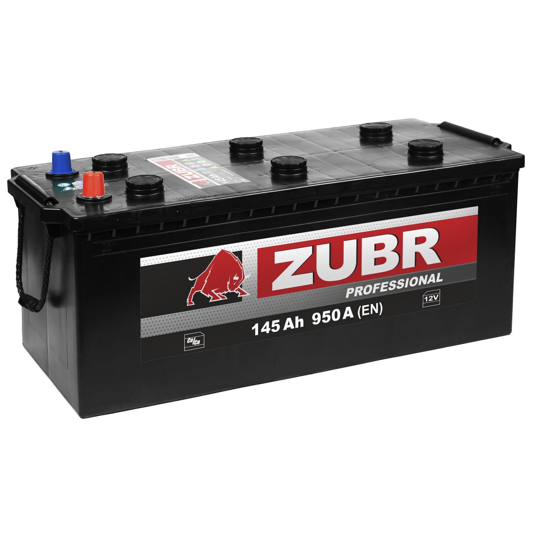 Аккумуляторная батарея ZUBR Professional 145Ah R+, 950 A, 513x189x218, Проспект Партс